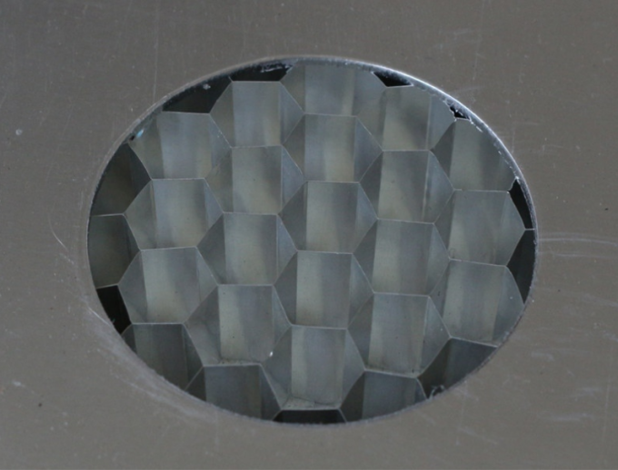 dos painéis de alumínio do favo de mel da espessura 1.5*3m de 14mm fachadas ventiladas arquitetónicas